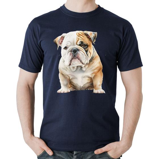 Imagem de Camiseta Algodão Bulldog-Inglês - Foca na Moda