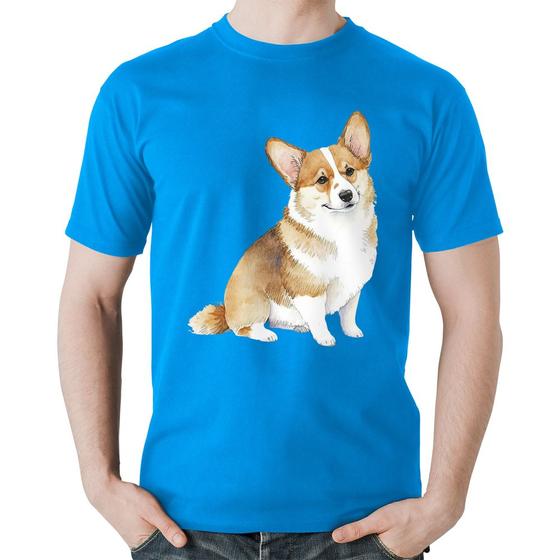 Imagem de Camiseta Algodão Cachorro Welsh Corgi Pembroke - Foca na Moda
