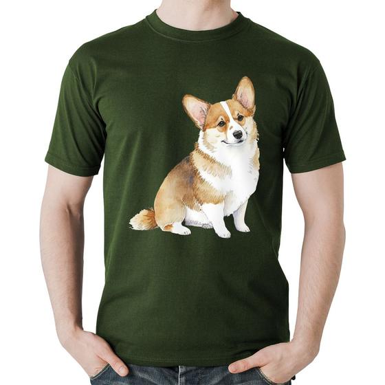 Imagem de Camiseta Algodão Cachorro Welsh Corgi Pembroke - Foca na Moda