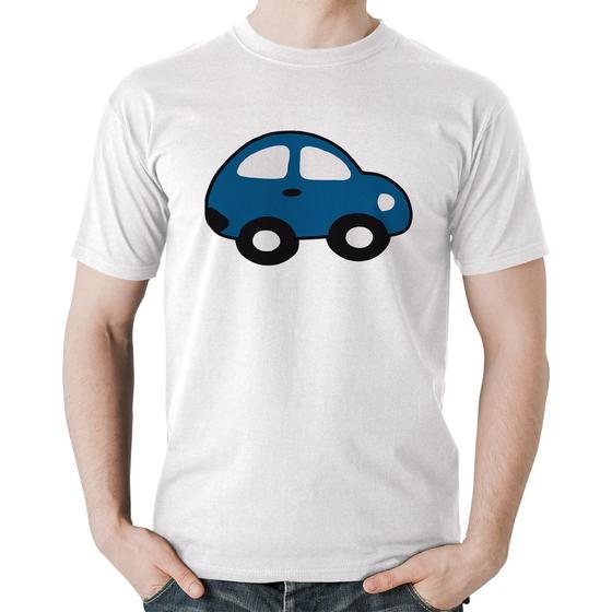 Imagem de Camiseta Algodão Carrinho Azul - Foca na Moda