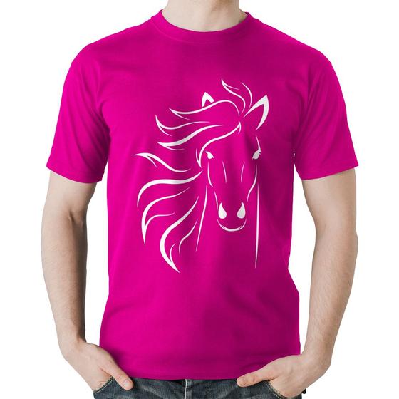 Imagem de Camiseta Algodão Cavalo Traços - Foca na Moda