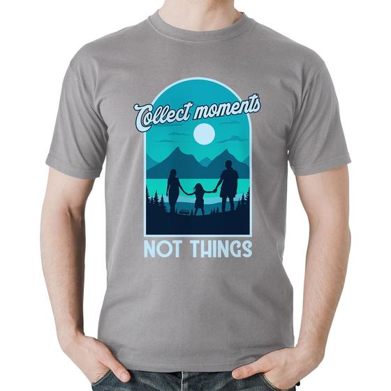 Imagem de Camiseta Algodão Collect Moments Not Things - Foca na Moda