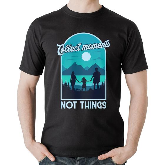 Imagem de Camiseta Algodão Collect Moments Not Things - Foca na Moda