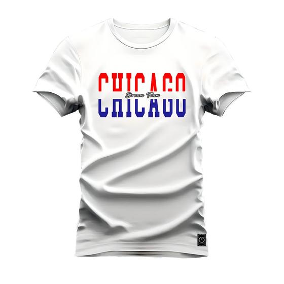 Imagem de Camiseta Algodão Confortável Estampa Chicago Corte