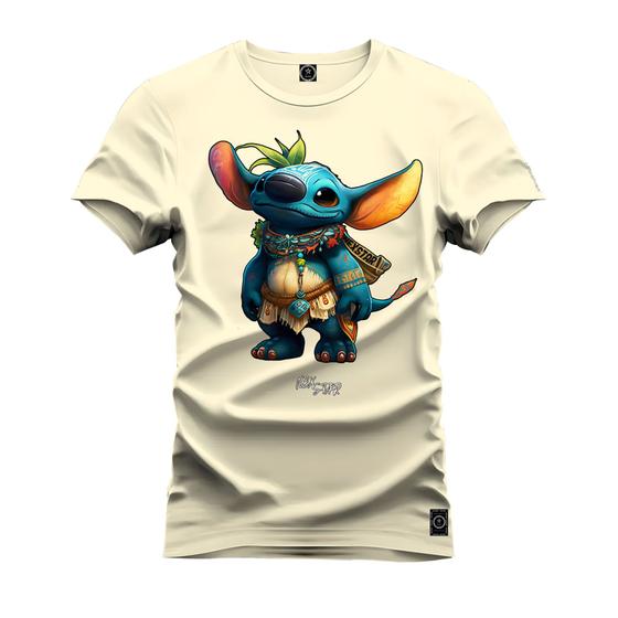 Imagem de Camiseta Algodão Confortável Premium Lilo Paisagem