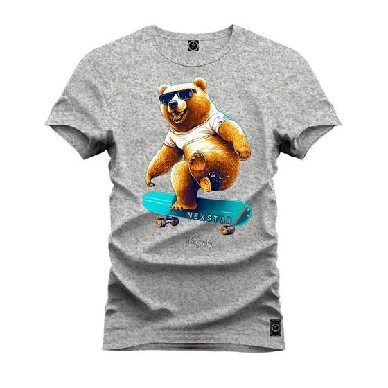 Imagem de Camiseta Algodão Confortável Premium Urso Manobras