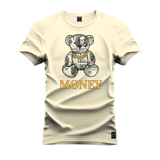 Imagem de Camiseta Algodão Confortável Premium Urso Money