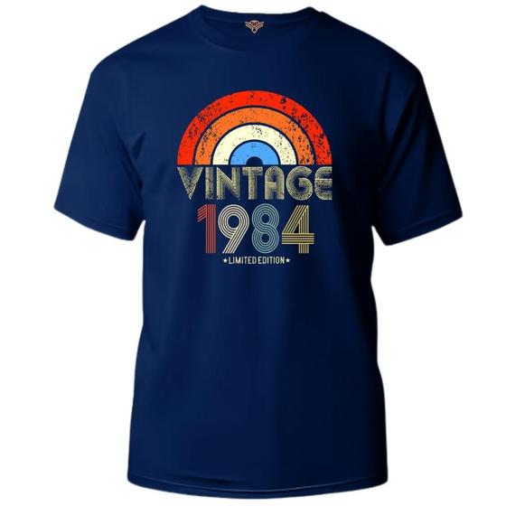 Imagem de Camiseta algodão cronológica -1984 Vintage limited edition