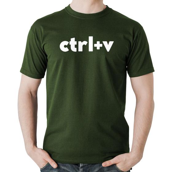Imagem de Camiseta Algodão Ctrl+V - Foca na Moda