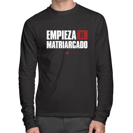 Imagem de Camiseta Algodão Empieza el matriarcado! Manga Longa - Foca na Moda