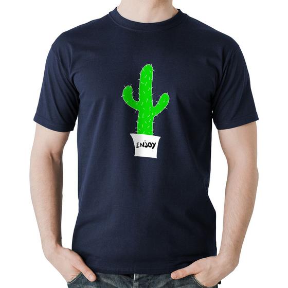 Imagem de Camiseta Algodão Enjoy Cactus - Foca na Moda