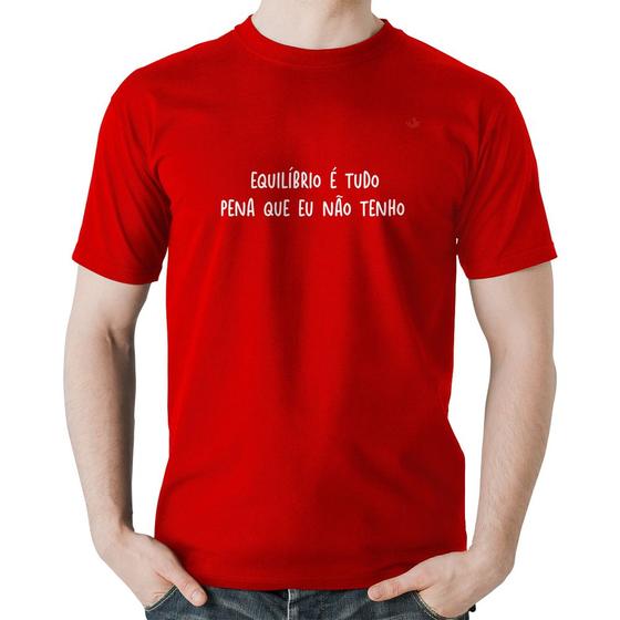 Camiseta Algodão Equilíbrio é tudo - Foca na Moda Imagem de Camiseta Algodão Equilíbrio é tudo - Foca na Moda