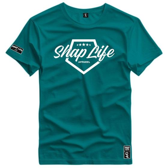 Imagem de Camiseta Algodão Estampada Apparel Shield Stars Shap Life