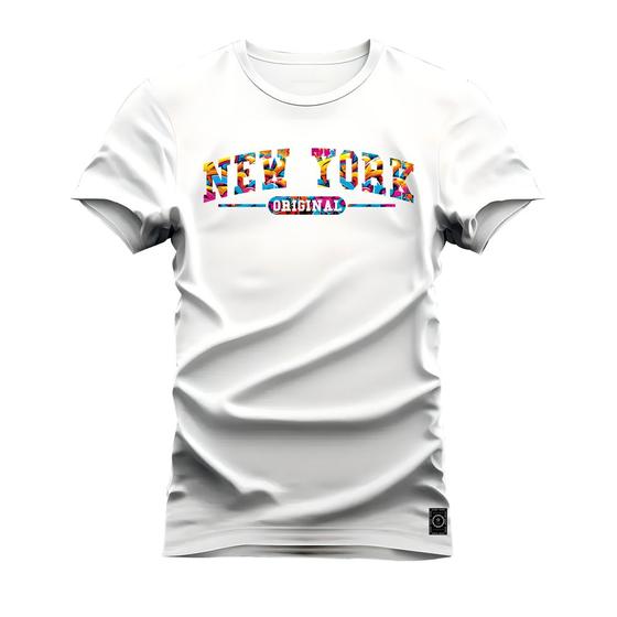 Imagem de Camiseta Algodão Estampada Moda StreetWear Nova York Colorida