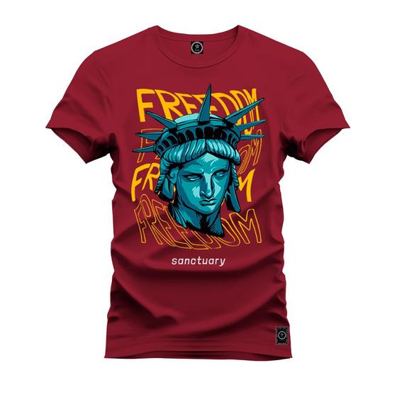 Imagem de Camiseta Algodão Estampada Unissex Nexstar Varias Cores Estatua Freddy