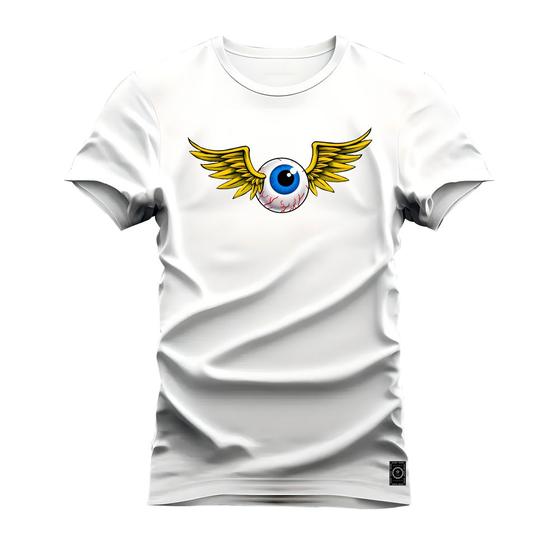 Imagem de Camiseta Algodão Estampada Unissex Nexstar Varias Cores Olho Anjo