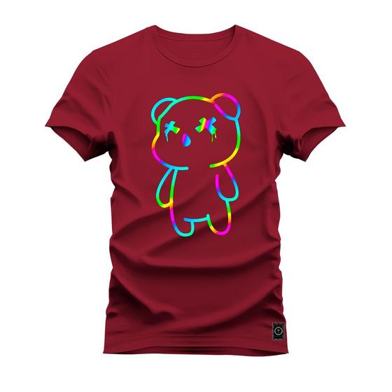 Imagem de Camiseta Algodão Estampada Unissex Nexstar Varias Cores Style Urso