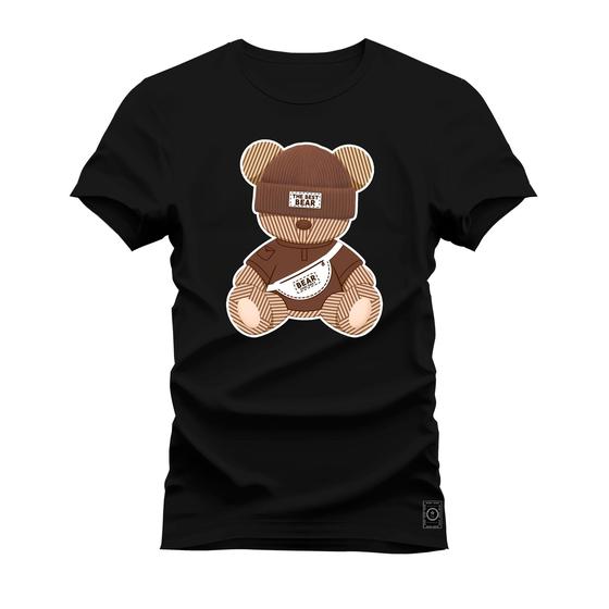 Imagem de Camiseta Algodão Estampada Unissex Nexstar Varias Cores Urso Clássico