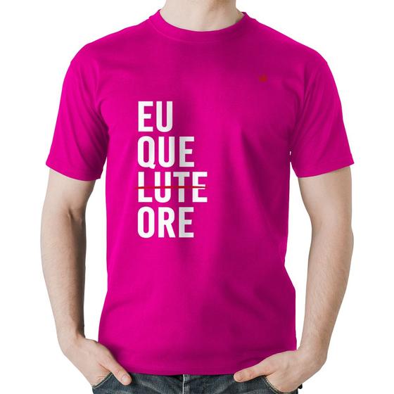 Imagem de Camiseta Algodão Eu que ore - Foca na Moda