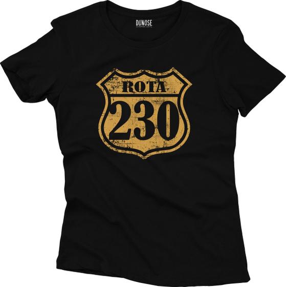 Imagem de Camiseta Algodão Feminina Rota 230