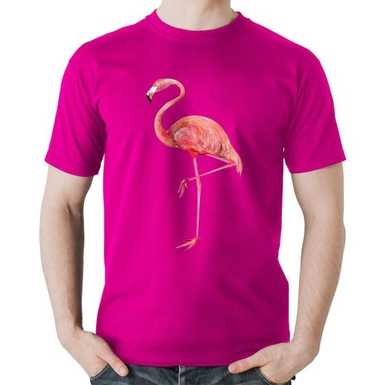 Imagem de Camiseta Algodão Flamingo - Foca na Moda