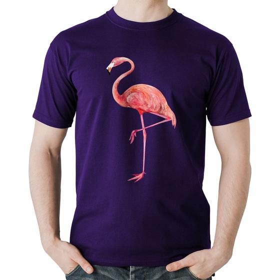 Imagem de Camiseta Algodão Flamingo - Foca na Moda