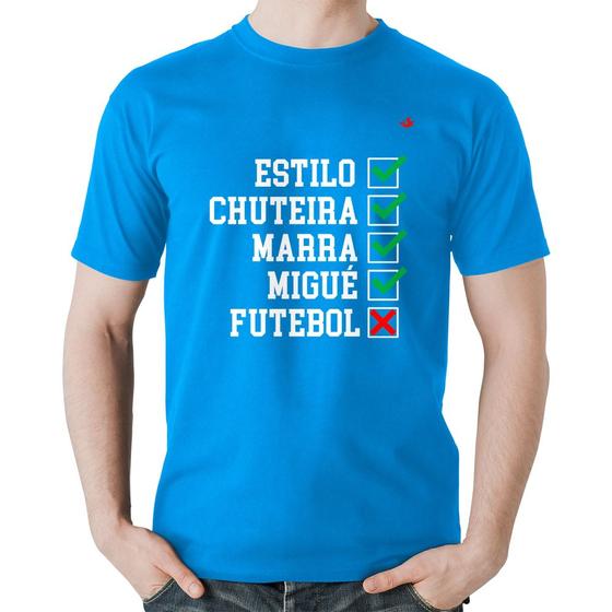 Imagem de Camiseta Algodão Futebol que é bom, nada - Foca na Moda