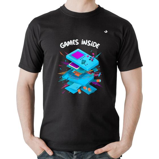 Imagem de Camiseta Algodão Games Inside - Foca na Moda