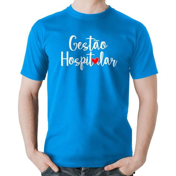 Imagem de Camiseta Algodão Gestão hospitalar por amor - Foca na Moda