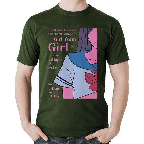 Imagem de Camiseta Algodão Girl From Village To City - Foca na Moda