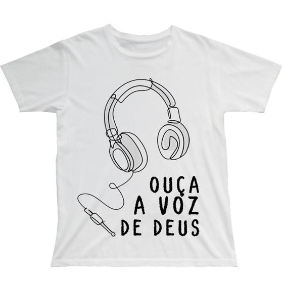 Imagem de Camiseta Algodão Gospel Jesus Cristão Frase Básica Estilo Evangélico