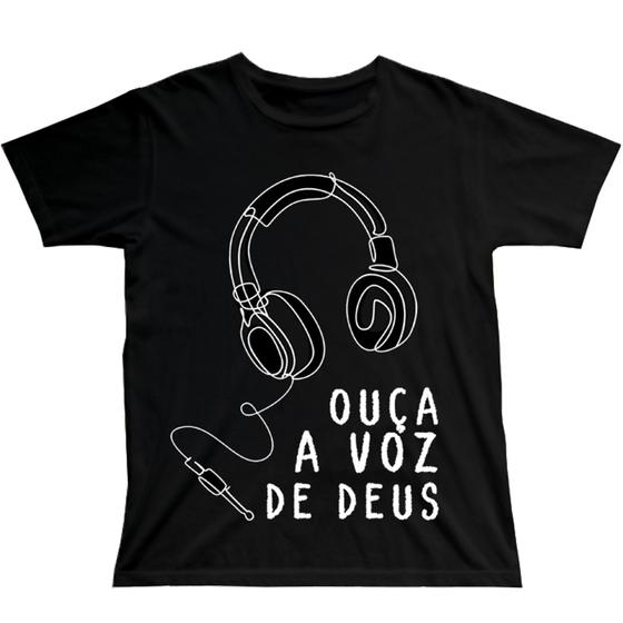 Imagem de Camiseta Algodão Gospel Jesus Cristão Frase Básica Estilo Evangélico