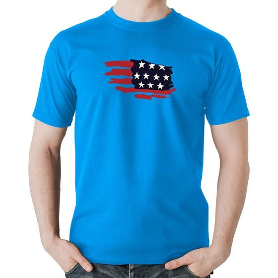 Imagem de Camiseta Algodão Handrawn Flag - Foca na Moda