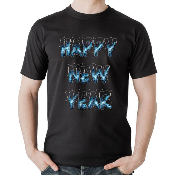 Imagem de Camiseta Algodão Happy New Year - Foca na Moda