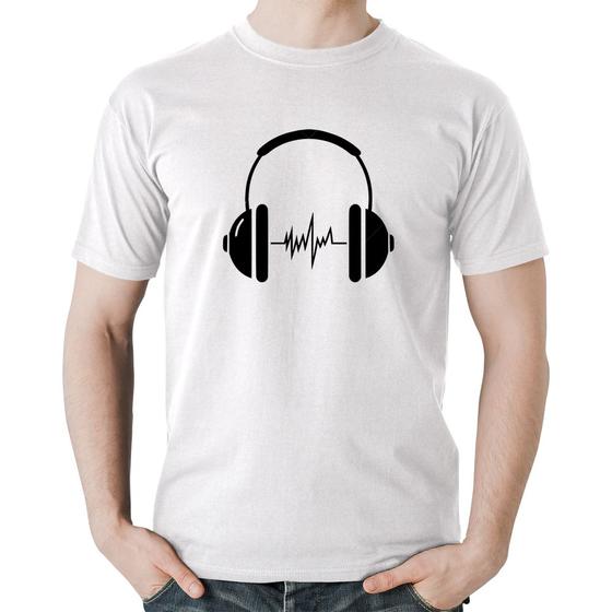 Imagem de Camiseta Algodão Headphone Batimentos - Foca na Moda