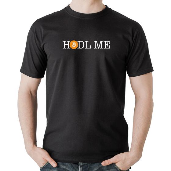 Imagem de Camiseta Algodão Hodl me Bitcoin BTC - Foca na Moda