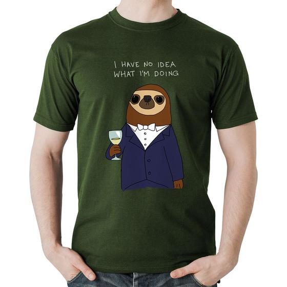 Imagem de Camiseta Algodão I have no idea what I am doing - Foca na Moda