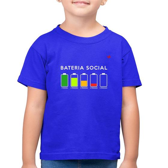 Imagem de Camiseta Algodão Infantil Bateria Social - Foca na Moda