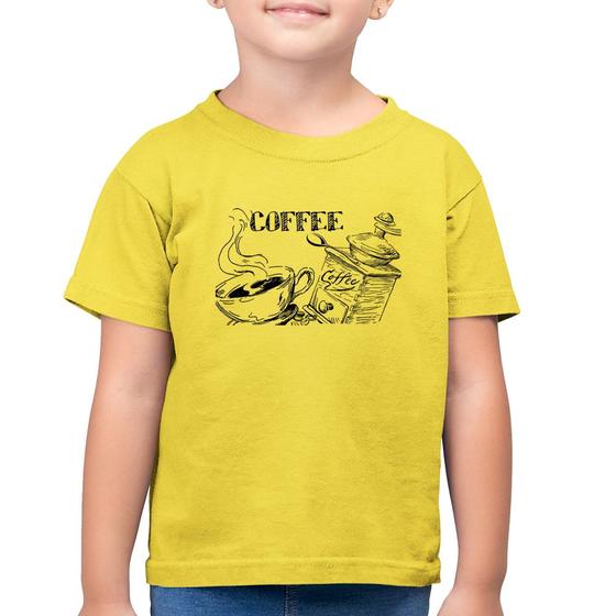 Imagem de Camiseta Algodão Infantil Coffee - Foca na Moda