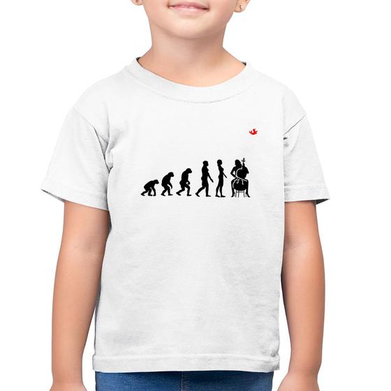 Imagem de Camiseta Algodão Infantil Evolução da Violoncelista - Foca na Moda