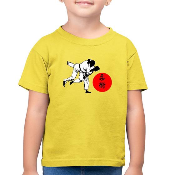 Imagem de Camiseta Algodão Infantil Jiu Jitsu Judô Artes Marciais - Foca na Moda