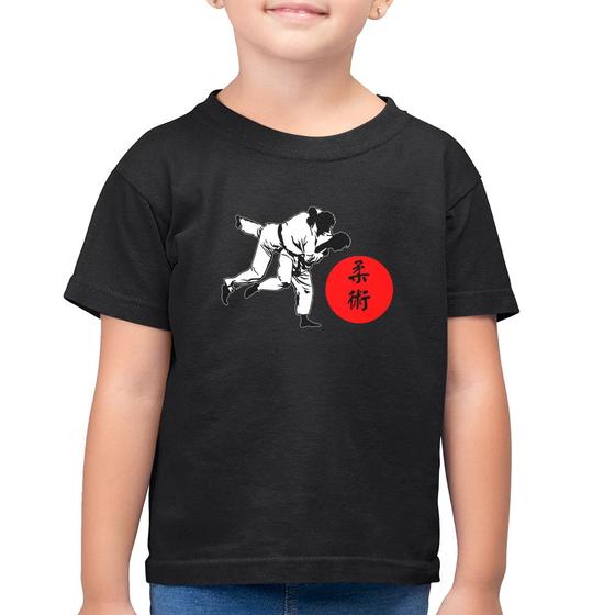 Imagem de Camiseta Algodão Infantil Jiu Jitsu Judô Artes Marciais - Foca na Moda