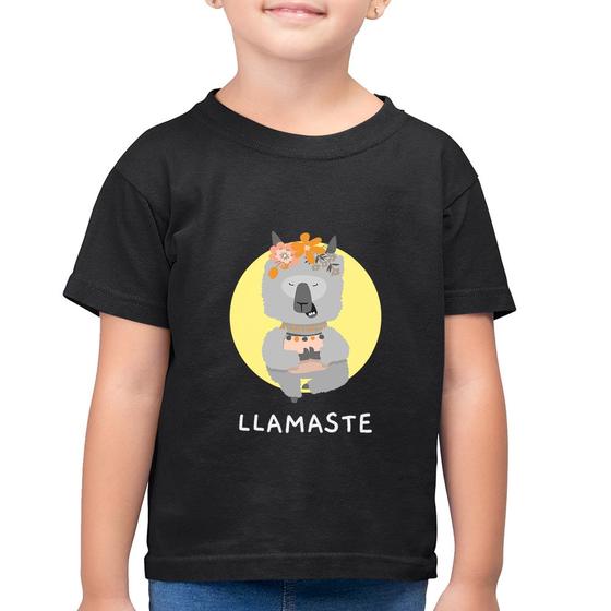 Imagem de Camiseta Algodão Infantil Llamastê - Foca na Moda