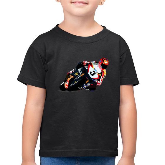 Imagem de Camiseta Algodão Infantil Motorcycle Racing - Foca na Moda