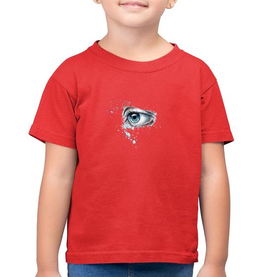 Imagem de Camiseta Algodão Infantil Olho Arte - Foca na Moda