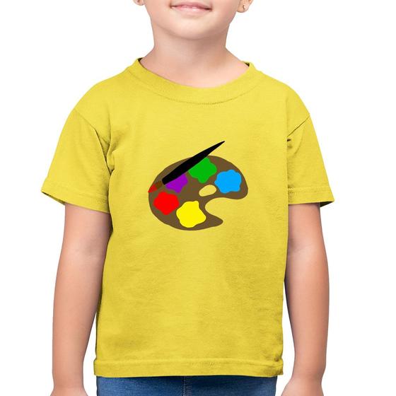 Imagem de Camiseta Algodão Infantil Paint Colors Artboard - Foca na Moda