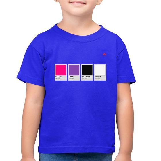 Imagem de Camiseta Algodão Infantil Rock Color Guide - Foca na Moda