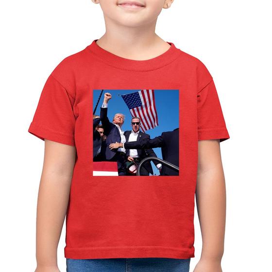 Imagem de Camiseta Algodão Infantil Trump 2024 - Foca na Moda