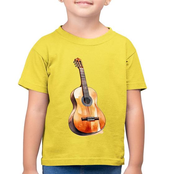 Imagem de Camiseta Algodão Infantil Violão - Foca na Moda