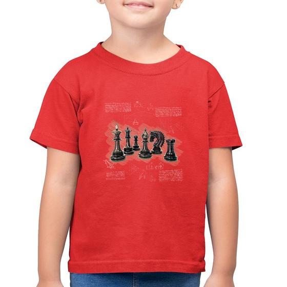 Imagem de Camiseta Algodão Infantil Xadrez - Foca na Moda
